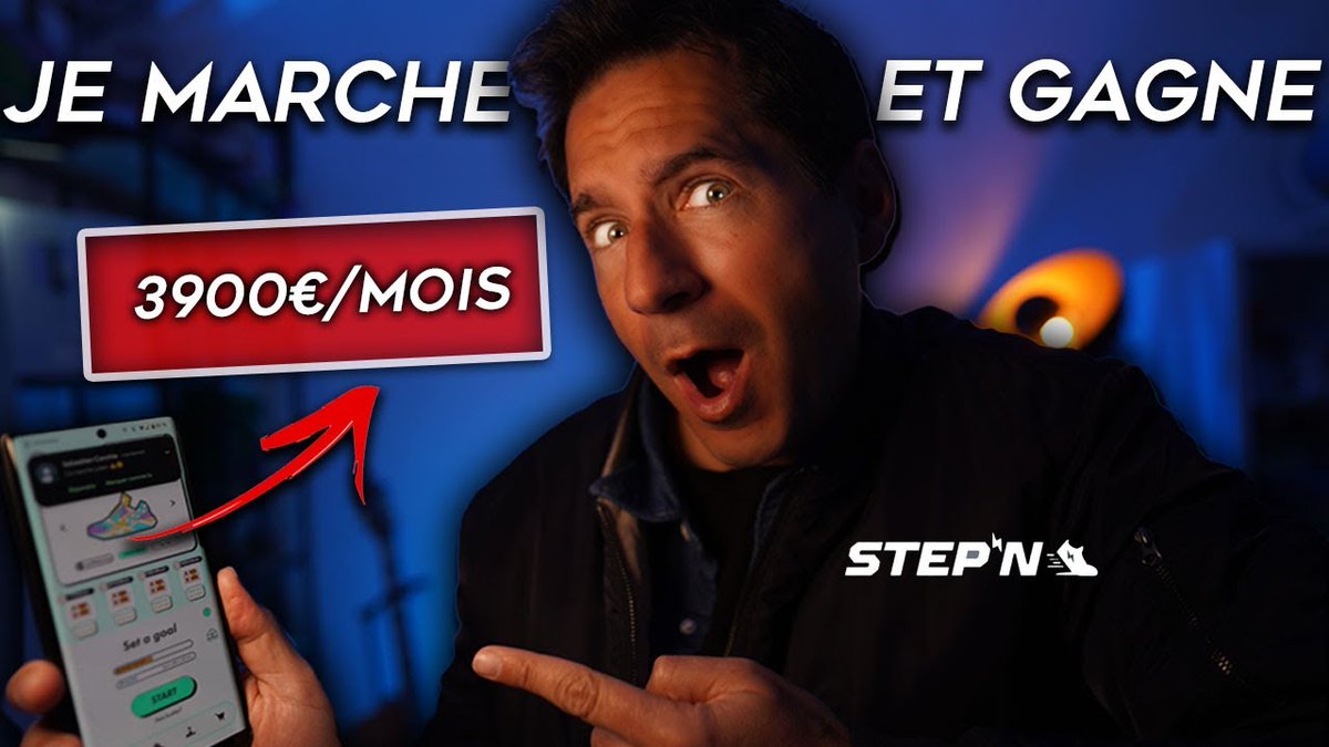 kojoappFR's tweet photo. En kiffe sur cette appli qui fait gagner de l'argent tout en marchant/ courant! 

3 chaussures à gagner dans la vidéo 😉 d'une valeur de ~10 SOL (800€) chacune! Et toi tu utilises l'appli?

Je vous présente Step'n ici: https://t.co/TMjJPZ9ar9

@Stepnofficial #stepn https://t.co/1jDaeoXnm7