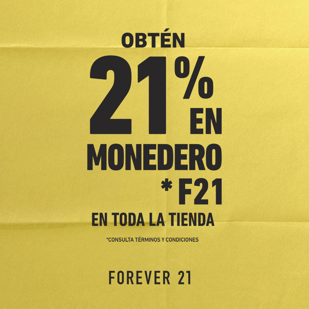 viaaltamx's tweet image. 💥¡¡Más #promociones en este puente!!💥
Ven a #Forever21 y en todas tus compras obtén 21% en monedero F21. 🤩💛🛍
Válido del 18 al 21 de marzo del 2022.
#ViaAltaSalamanca #TUVIAaLaModa