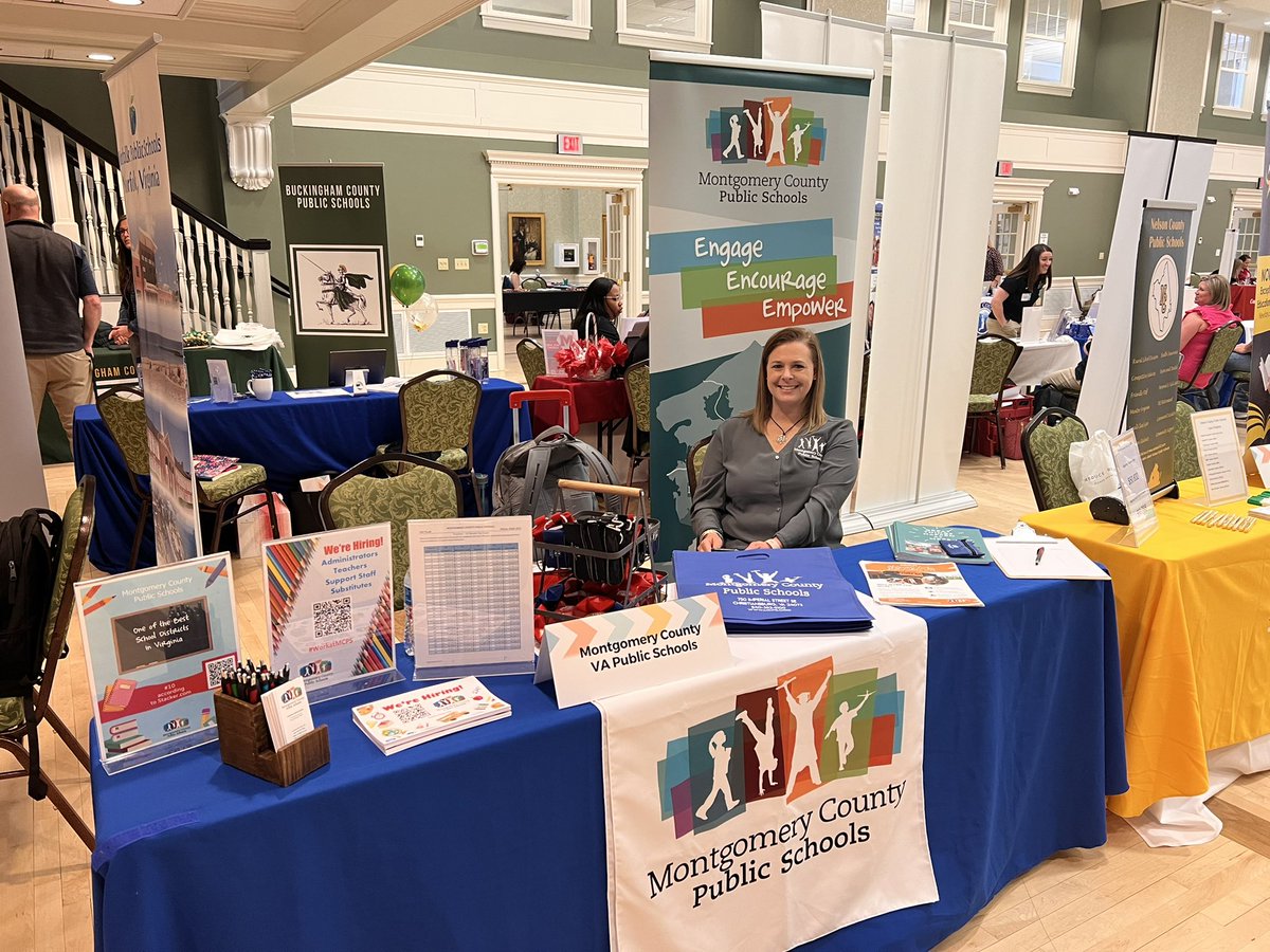 MCPS is at Longwood University recruiting teachers!  Come by and talk to us about our wonderful school division!