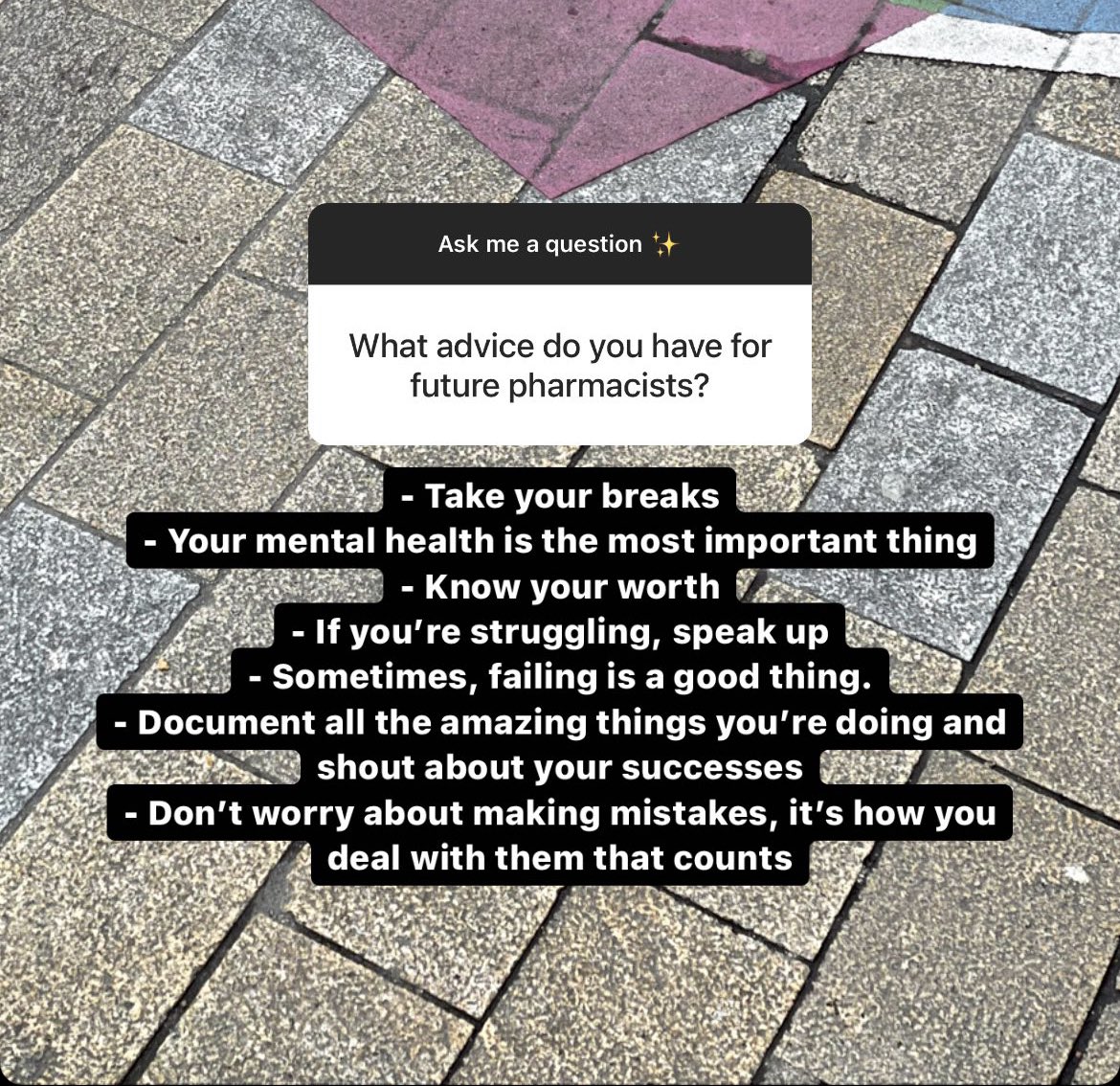 Some more advice for future pharmacists 💛