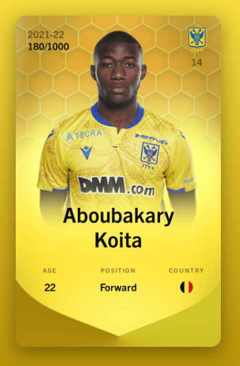 BatLesFoot's tweet photo. 🎁CONCOURS SORARE🎁

➡️ On vous offre la carte de Koita !🔥

Conditions : 
1️⃣ Créer ou avoir un compte Sorare  ➡️ https://t.co/urmWdTpXXA
2️⃣ RT + Follow @SorareRewards 
3⃣  Tag un ami pour qu’il rejoigne l’aventure Sorare

TAS 21/03 à 20H00
#Giveaway  #sorare #NFTGiveaway https://t.co/wMKwxsQRgx