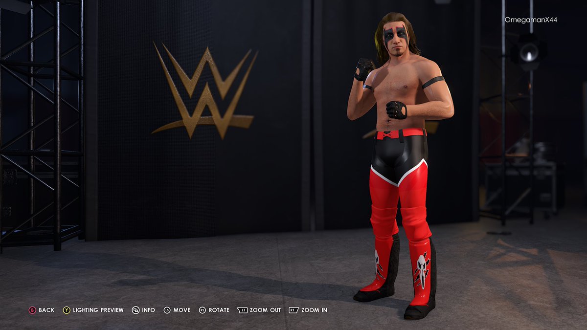 OmegamanX44's tweet photo. Get ready to headbang and #RULEASS! @JPWARHORSE is now available on #WWE2K22! Search tags Omegaman, WARHORSE, or RULEASS. This CAW #RULESASS! https://t.co/piPb1YQNGE