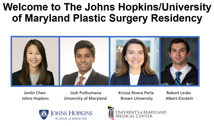 We are happy to announce our 4 newest residents in the <a href="/HopkinsMedicine/">Johns Hopkins Medicine</a> <a href="/UMMC/">University of Maryland Medical Center</a> #plasticsurgery residency.  We look forward to working with this great group of physicians.