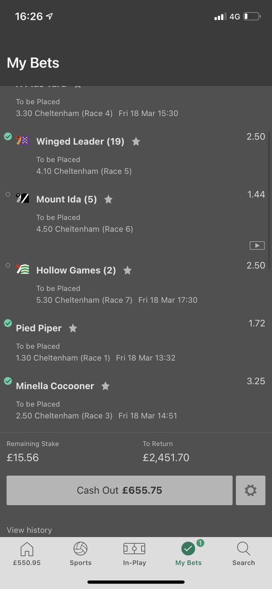 Rourkeyy's tweet photo. @CheltenhamScott Not quite £7000 but still I’ve pocketed a nice amount regardless 🤙🏻🤙🏻 https://t.co/NzwNP9DwZ3