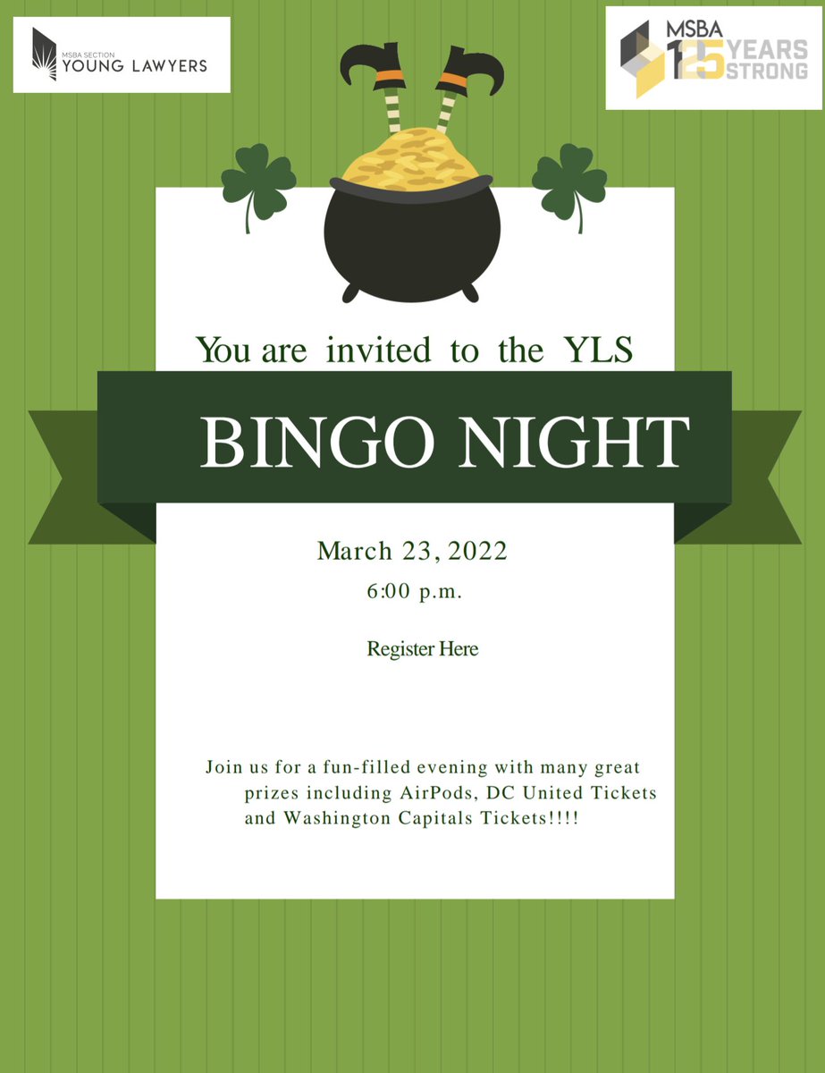 Bingo with MSBA YLS! Check out the website for registration and more details: msba.org/product/yls-vi…