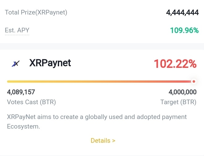 XRPayNet's tweet photo. We got all 4,000,000 BTR votes in 3 hours, 34 minutes, and 28 seconds!

🚨Bitrue Listing Imminent 🚨

#BTRVote #Bitrue #xrpaynet #XRPL #XRPLedger https://t.co/LQw6k20SHQ