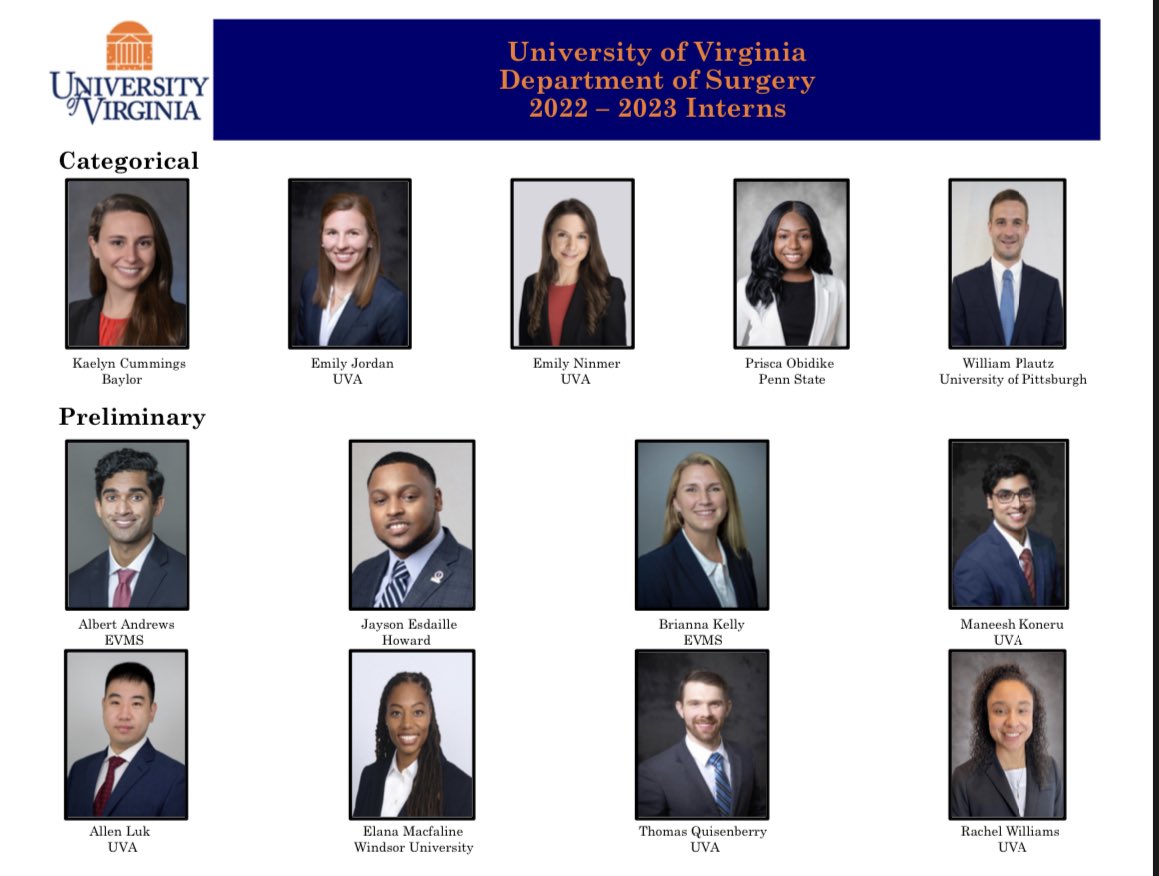 UVA Surgery on Twitter "Absolutely thrilled to the newest