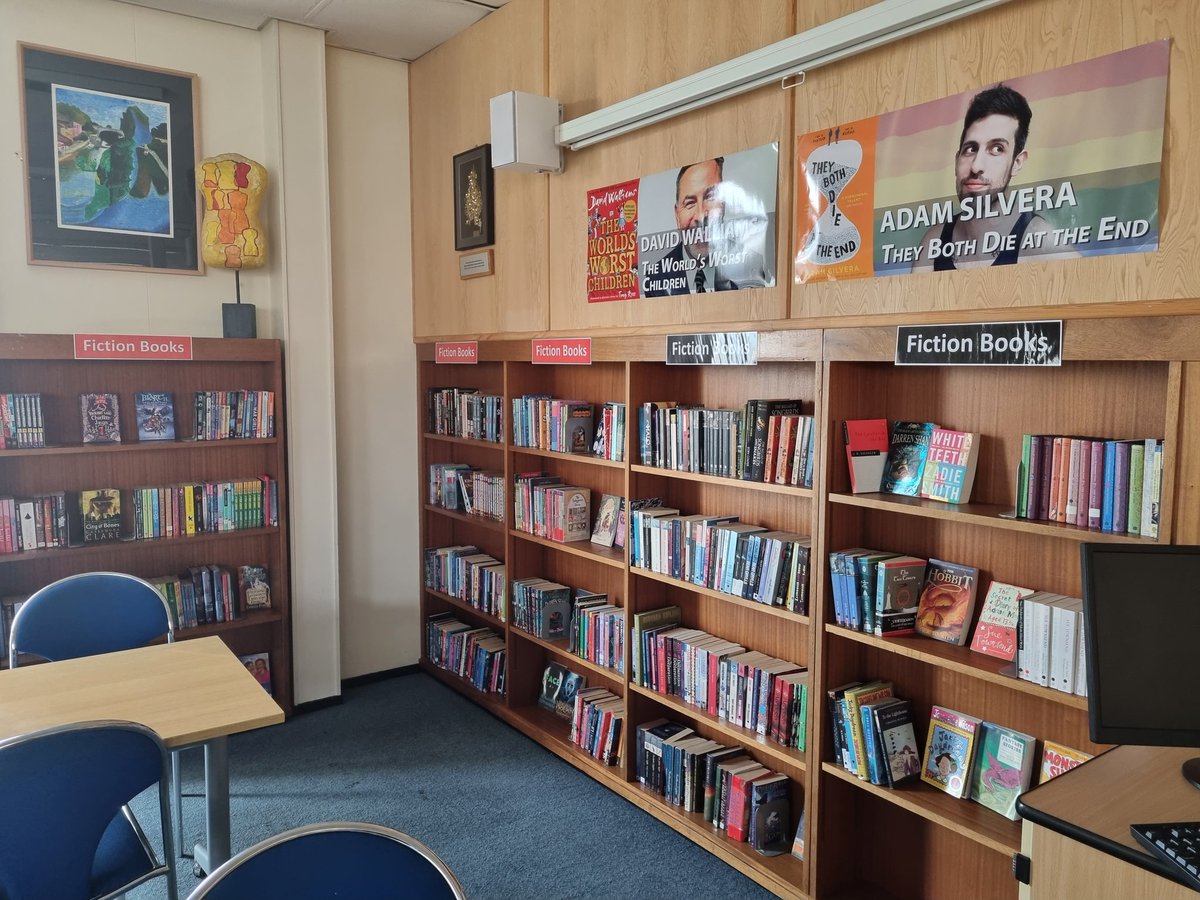 Our school library is looking great, thanks to <a href="/SueCoop51118468/">Sue Cooper</a> 📚😍 Follow everything that is happening in the library here 👇 <a href="/whs_schlibrary/">WHS Library</a>