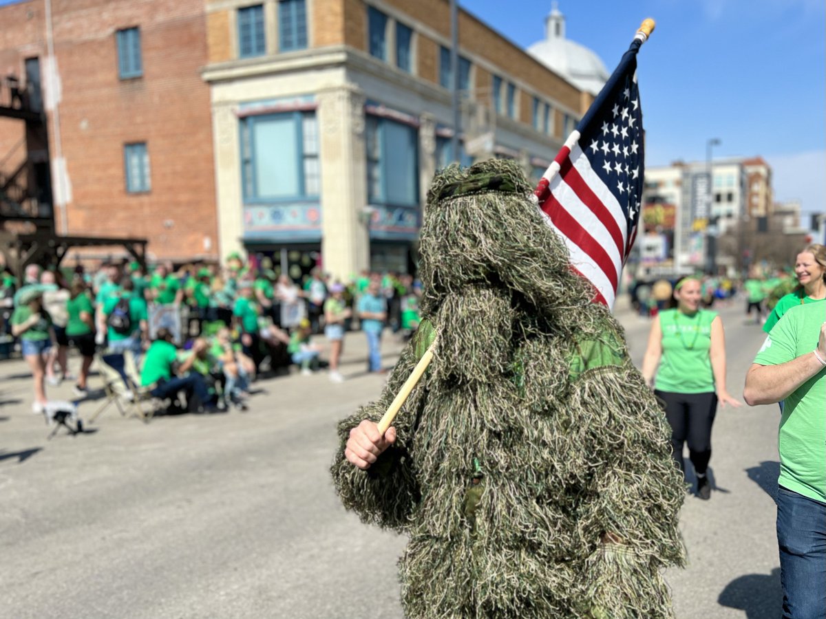 We had so much fun at yesterday’s <a href="/kcirishparade/">KC St. Patrick’s Day Parade</a> Thank you to our friends from <a href="/kiewit/">Kiewit</a>, <a href="/spyderproducts/">Spyder</a>, and @teamrwbkansascity for joining us in the parade. And special thanks to Justin from Lazer Tow for driving the house and Charlie Mizell for capturing the moment. #salute 🍀