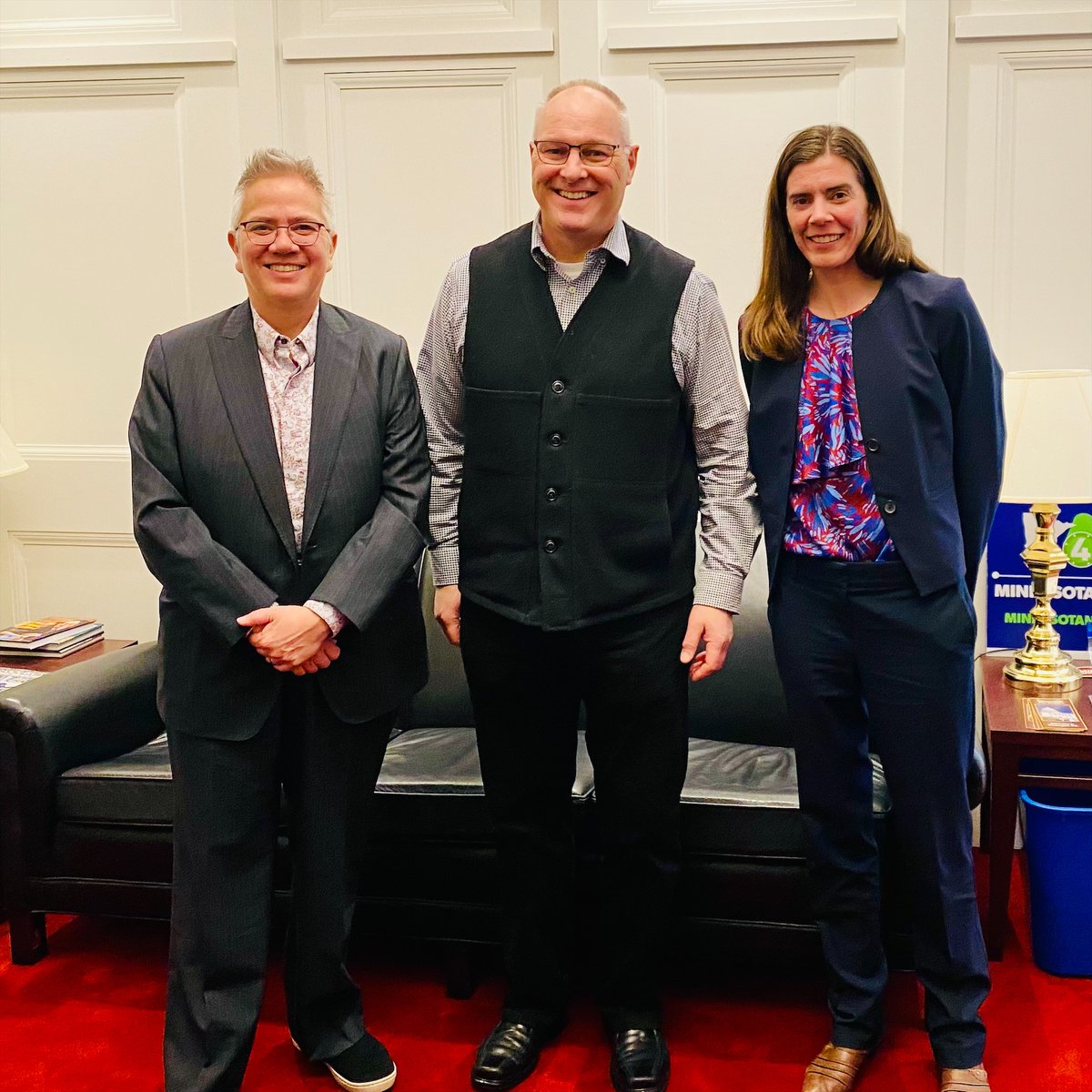 mnhousing's tweet photo. Commissioner Ho and Jessica Deegan, director of federal affairs, attended @NCSHAhome's 2022 Legislative Conference. They met with the Minnesota delegation to discuss the one-year anniversary of the American Rescue Plan and to keep housing projects moving forward. #HFAsOnTheHill https://t.co/R2ckpv12kt