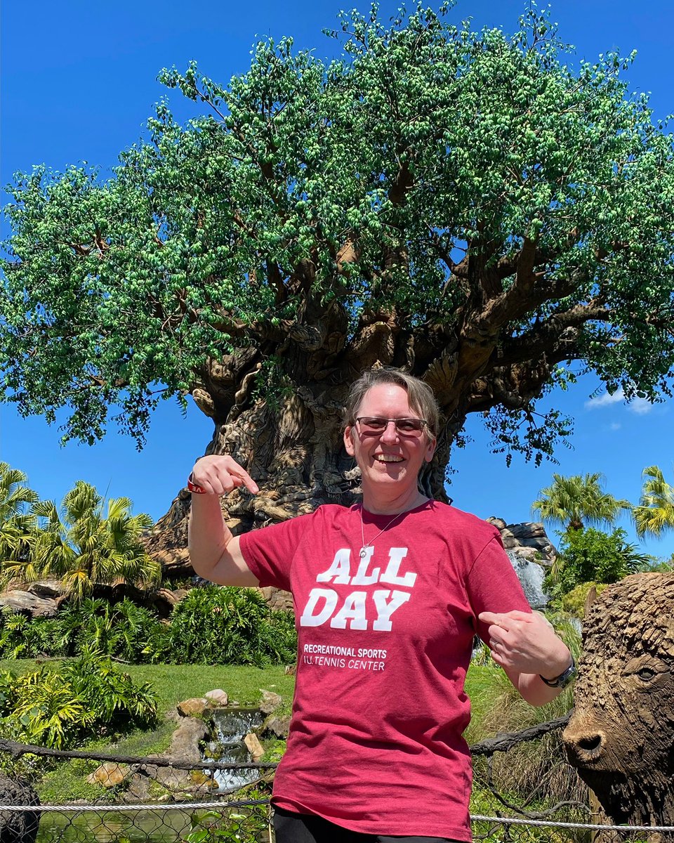 IUTennisCenter's tweet photo. Our RecSports team going #AllDayAllOver - Spring Break edition!📍The Happiest Place on Earth, Walt Disney World https://t.co/ensLMBMViK