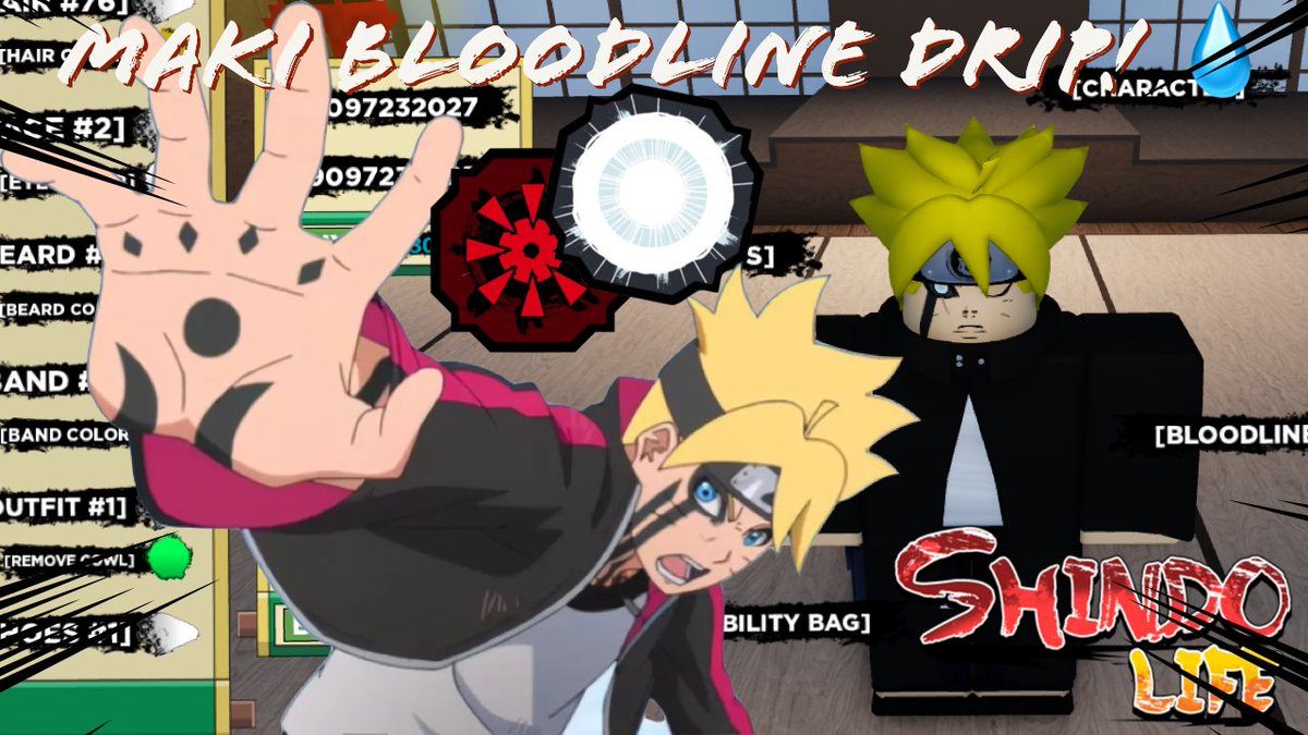 Sasuke and naruto MASHUP rate it and also rate drip Along with bloodline :  r/Shindo_Life