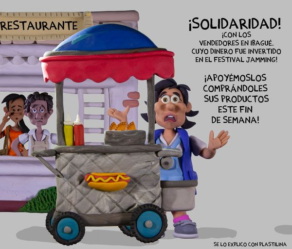 lpacho55's tweet photo. Se lo explico con plastilina?

Que embarrada con todos los vendedores que invirtieron su dinero en el festival Jamming, si están por allá importante poder apoyarlos comprándoles sus productos!! https://t.co/PNJgtR4LbV