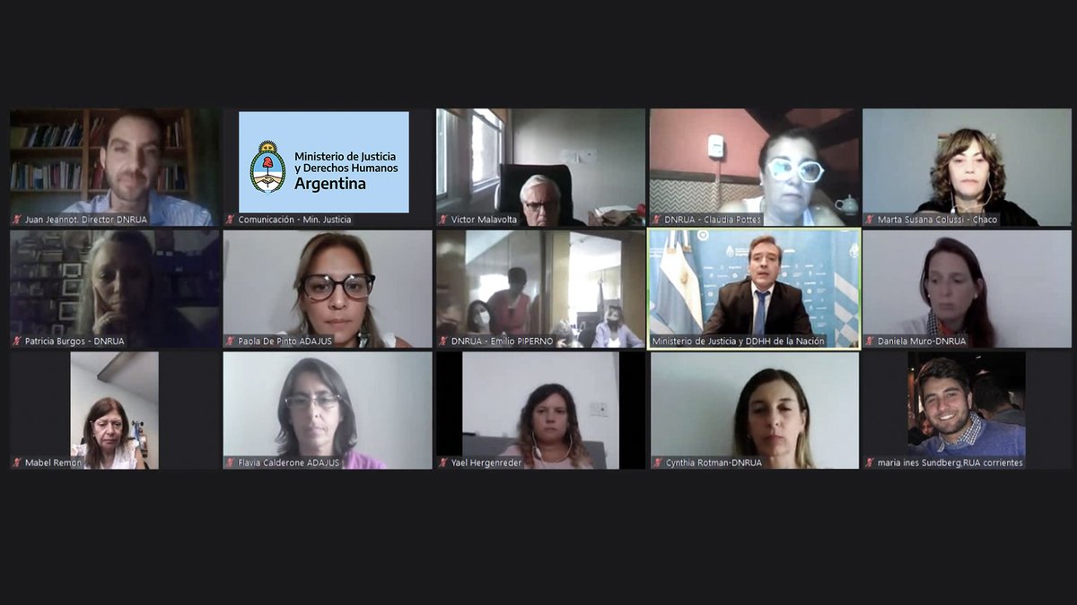 Realicé la apertura del conversatorio "Adopción y Discapacidad", organizado por la dirección nacional del Registro Único de Aspirantes a Guarda (DNRUA) del @jusgobar y dirigido a equipos técnicos de Hogares, juzgados, organismos y registros de adoptantes de todo el país.