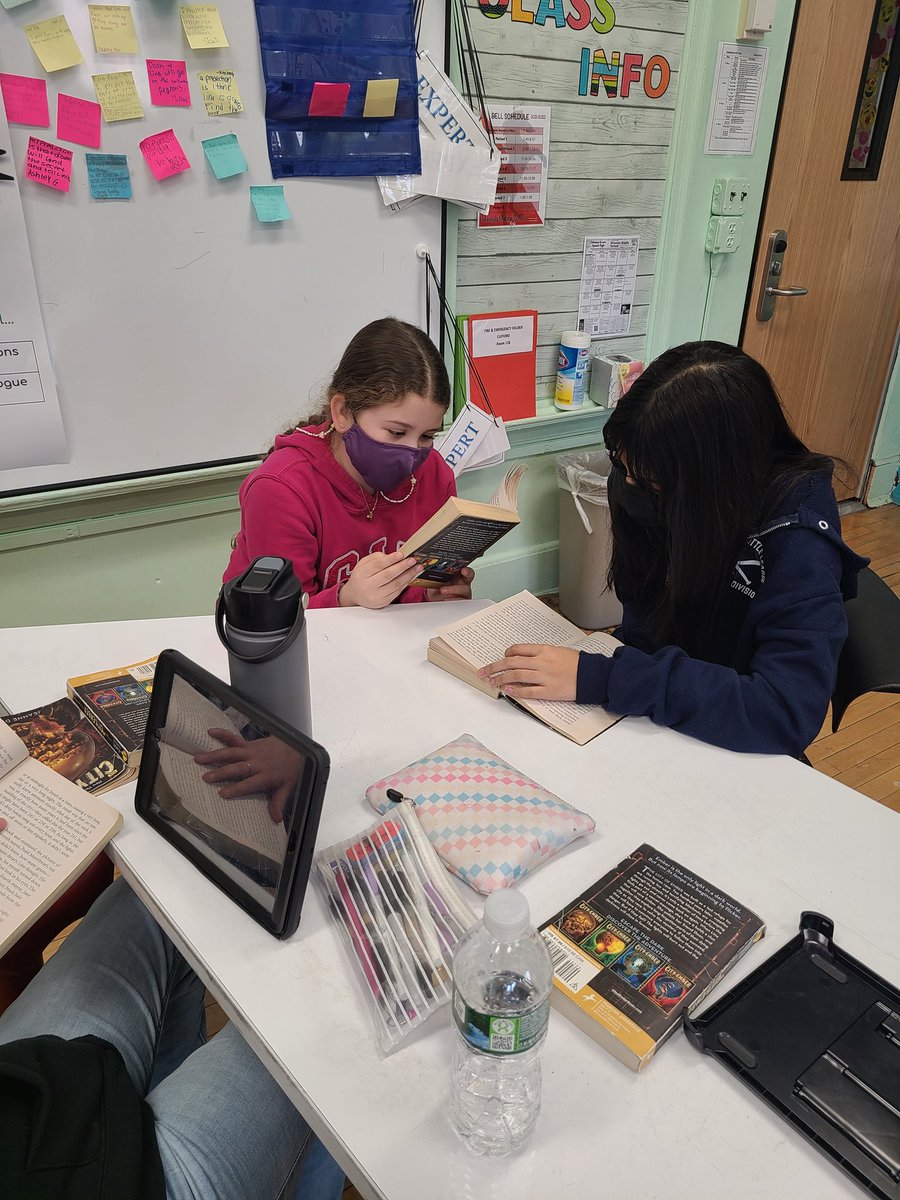 This week, learners in 118 and 224 started The City of Ember!💡#MineolaProud of them for taking turns reading the chapters together in groups and for sharing questions, thoughts, and predictions. @missclifford24