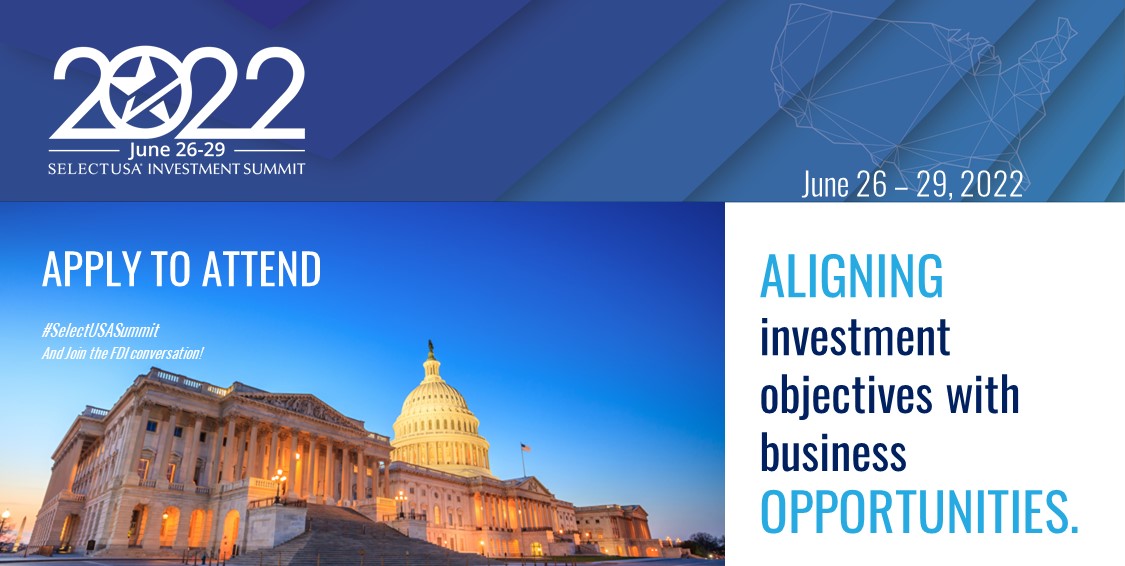 EARLY BIRD RATE 🌞 🐤 Have you applied to attend the 2022 #SelectUSASummit yet? Be sure to send your application in while you can still get the early bird rate! REGISTER NOW: selectusasummit.us/Applications/I…