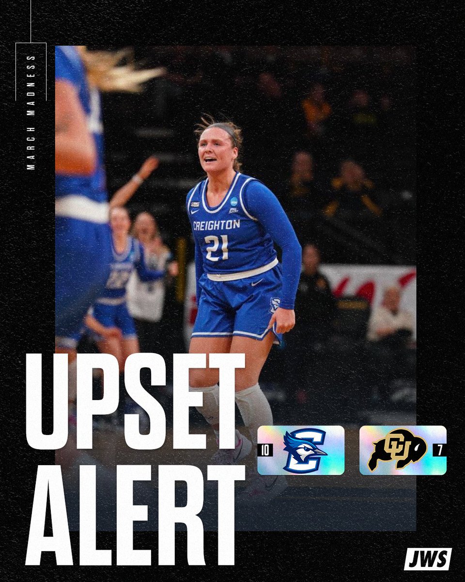 ANOTHER ONE! 

Four players in double-figures as No. 10 <a href="/CreightonWBB/">Creighton Women’s Basketball</a> knocks out No. 7 Colorado

#MarchMadness