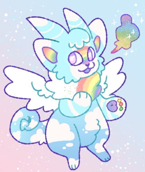 WhipcreamRabbit's tweet photo. Pan Pubby has sold and I'm thinking of keeping rainbow haha,, But I want to make MOAR,,, https://t.co/jODy3Pcgsc