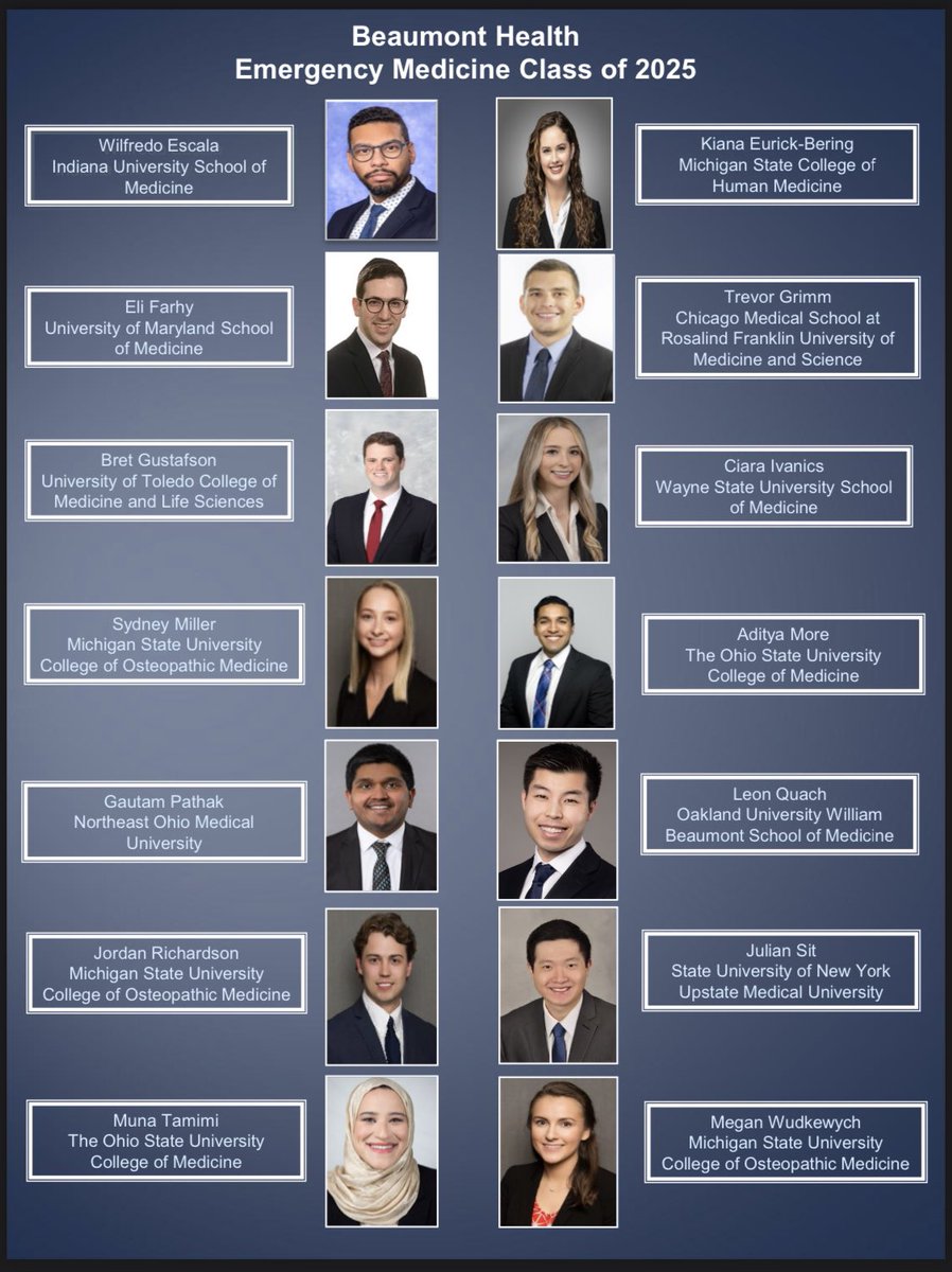 So excited to welcome the #BeaumontEM 2022 Match Class! #EMBound #Match2022