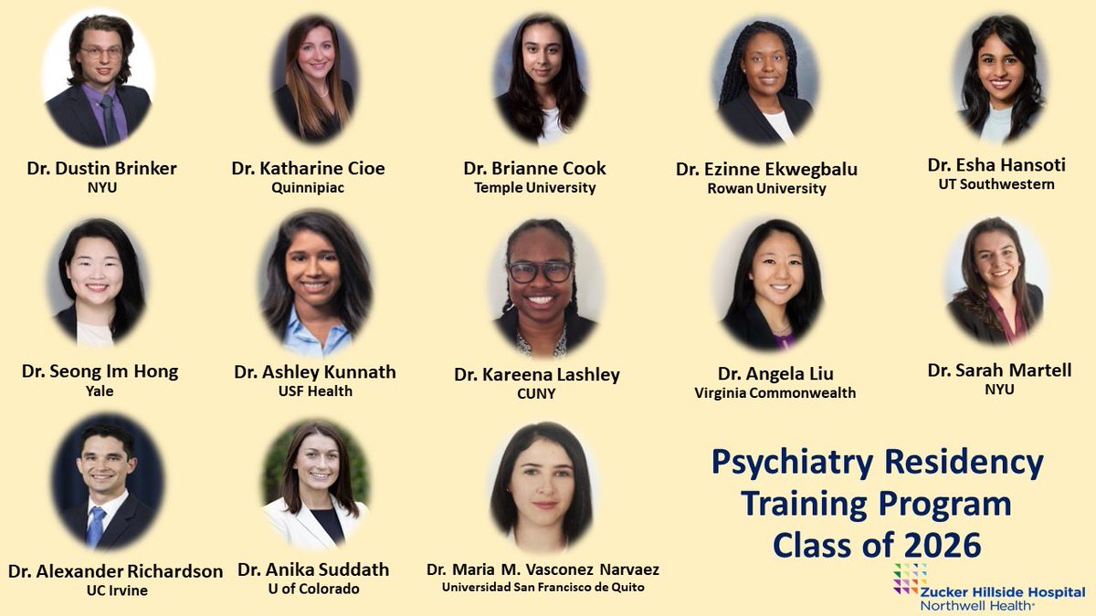 We are thrilled to share our incredible psychiatry residency class of 2026! We can’t wait to celebrate with you soon! Congrats to all who matched today 🎉 #psychtwitter #Match2022