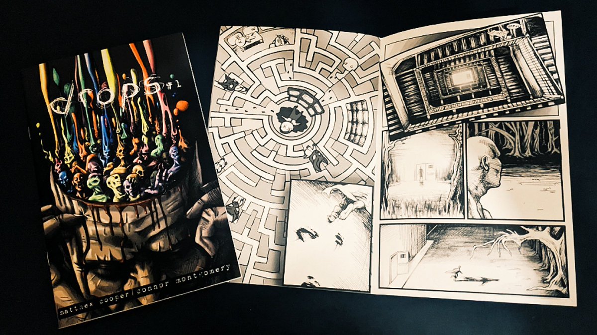 con_art94's tweet photo. @MelissMeszaros I recently created the art for a psychological horror comic by @nichi_ei that's now on sale. Part II is on the way 🎉 https://t.co/YlOj4JfH08