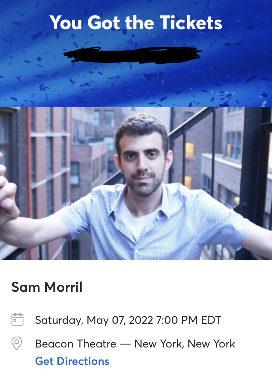 brandon_lyons12's tweet photo. Supporting my guy and normalizing going to comedy shows alone!! Can’t wait. @wemightbedrunk @sammorril https://t.co/u3xEU3kBhp