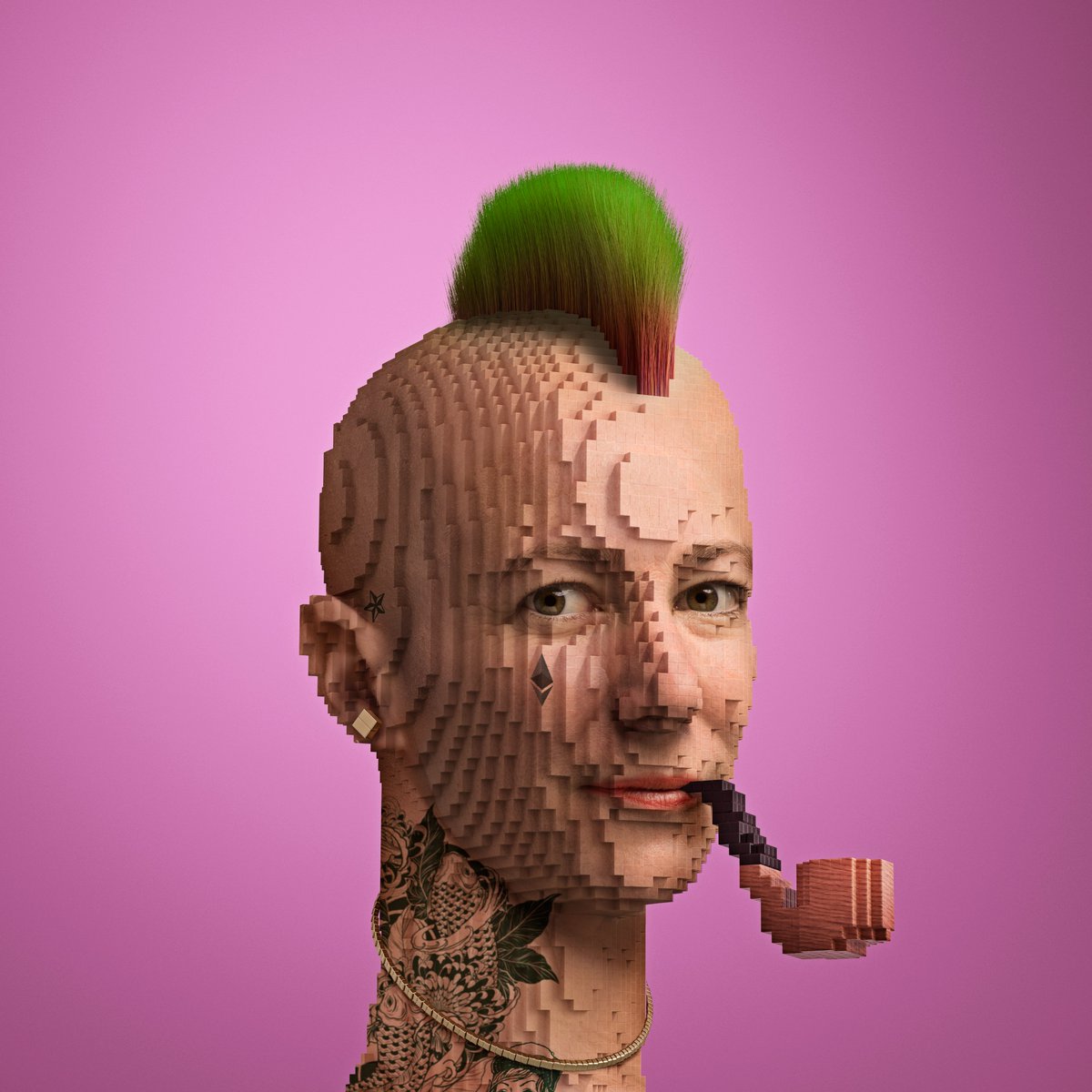 tanlogic's tweet image. My friend absolutely loves this photo of her being "blockheaded"!