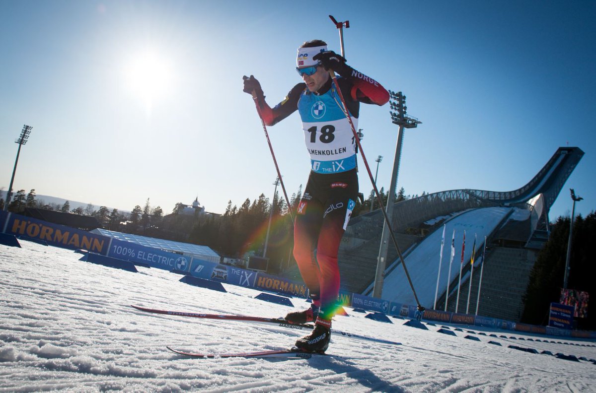 - Jeg er blitt venn med børsa igjen, sier Sturla Holm Lægreid etter seieren i Holmenkollen. 
25-åringen startet sesongen med en seier og får sin neste her under sesongavslutningen på dagens sprint. 
Lørdag og søndag får han to muligheter til før vi glemmer snøen for en stund ...