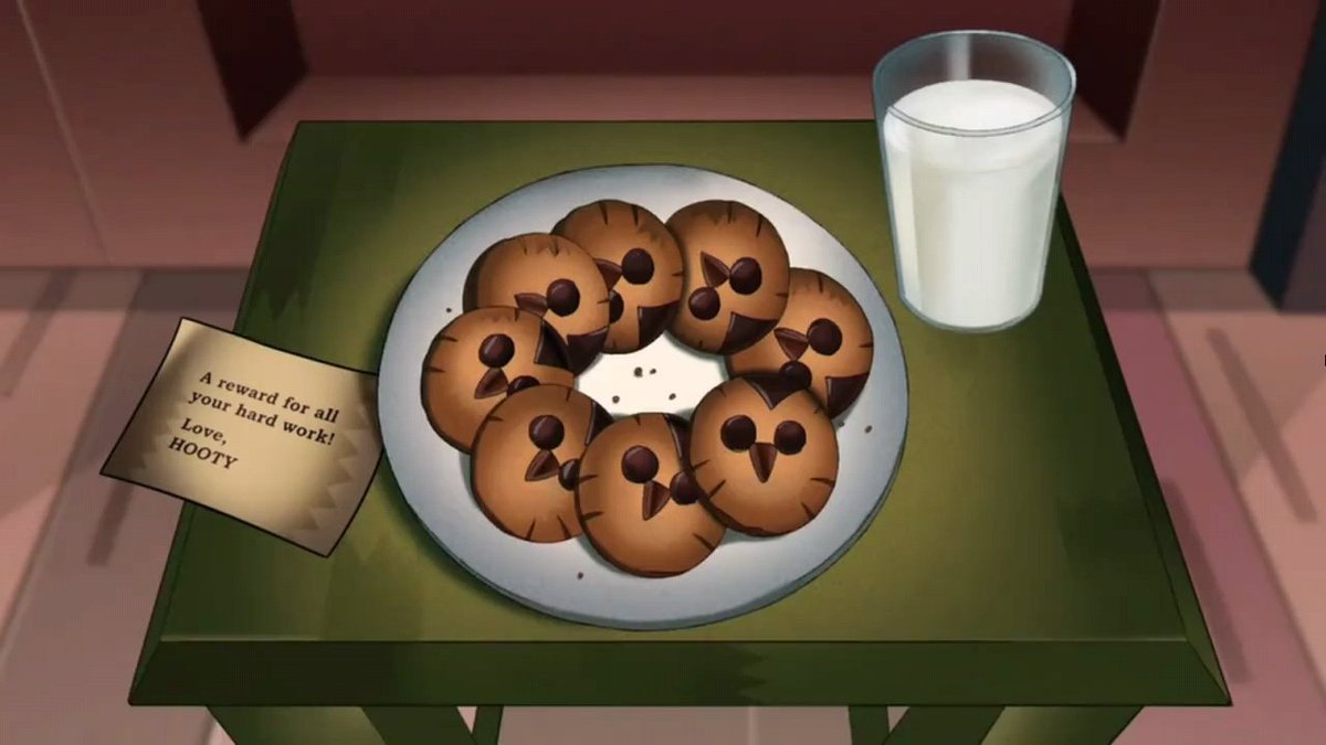 The_owl_house_'s tweet image. Hooty cookies with sleeping nettles made in celebration of The owl house returning 🦉
@DanaTerrace