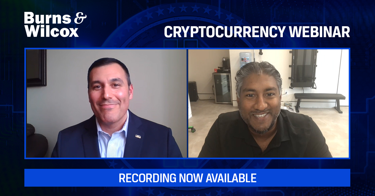 Burns & Wilcox (@burnswilcox) on Twitter photo Thank you to our special guest <a href="/VinnyLingham/">Vinny Lingham</a> for joining us live on call this week for a very informative #Cryptocurrency discussion. Shout out to <a href="/DavidDerigiotis/">David Derigiotis</a> for hosting.
Did you miss the #webinar? Watch the full recorded session now here: ow.ly/QpSJ50IlWQt Thank you to our special guest <a href="/VinnyLingham/">Vinny Lingham</a> for joining us live on call this week for a very informative #Cryptocurrency discussion. Shout out to <a href="/DavidDerigiotis/">David Derigiotis</a> for hosting.
Did you miss the #webinar? Watch the full recorded session now here: ow.ly/QpSJ50IlWQt