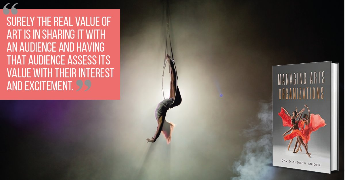 “Should prove invaluable to students &amp; pros alike, but also for artists ... &amp; board members faced with the countless challenges of guiding a nonprofit.” ~ Review via <a href="/timesunion/">Times Union</a>. 
Managing Arts Organizations by David Andrew Snider 
amzn.to/325BM11