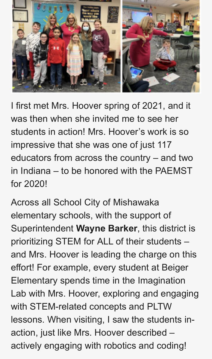 AnneKIrwin's tweet photo. Congrats Mishawaka! https://t.co/ojbjwotG1C