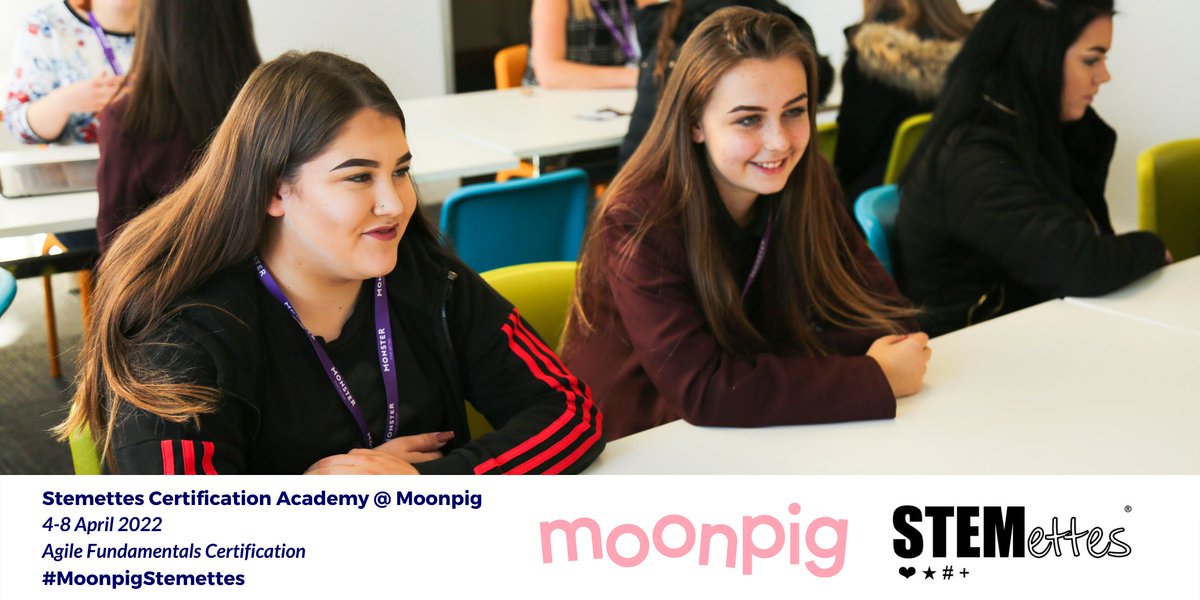 🛎️ An exciting opportunity to gain a professional Agile Certification W/ <a href="/QA_Ltd/">QA</a> thanks to support from <a href="/MoonpigUK/">Moonpig</a>.

There is even the chance to take part from the <a href="/MoonpigUK/">Moonpig</a> offices too!

📅 4-8 April
✅ 15-25-year-olds

👉stemettes.org/moonpig-sca

#MoonpigStemettes
#WomenInSTEM