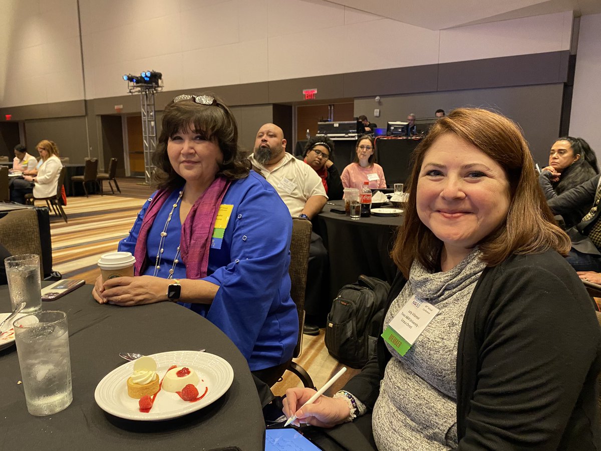Enjoying the keynote speaker, Dr. Vincent Windrow with the TADE President, Patricia Hernandez and TxCRLA Membership Chair, <a href="/LetyBerlanga/">Lety Berlanga</a> who are representing <a href="/casptx/">CASP Texas</a>. 
Topic: Playing a Bad Hand: It May Not Be Your Fault, But It’s Your Future
#CASPTX #NOSS2022 #studentsuccess