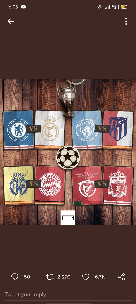 Officialball16's tweet photo. Who are you backing?

#Kante 
#UCLdraw 
#UELdraw 
#tooloudchallenge https://t.co/L5ldGRXG2a