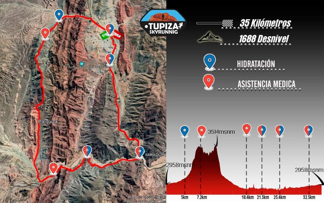 Este 30 de abril se lleva por primera vez la carrera SKYRUN TUPIZA en la "Joya Bella de Bolivia" tierra "Chicheña" en sus Tres distancias 35 Km, 23 Km y 10 Km, en la segunda etapa del Campeonato Nacional de Skyrunning.