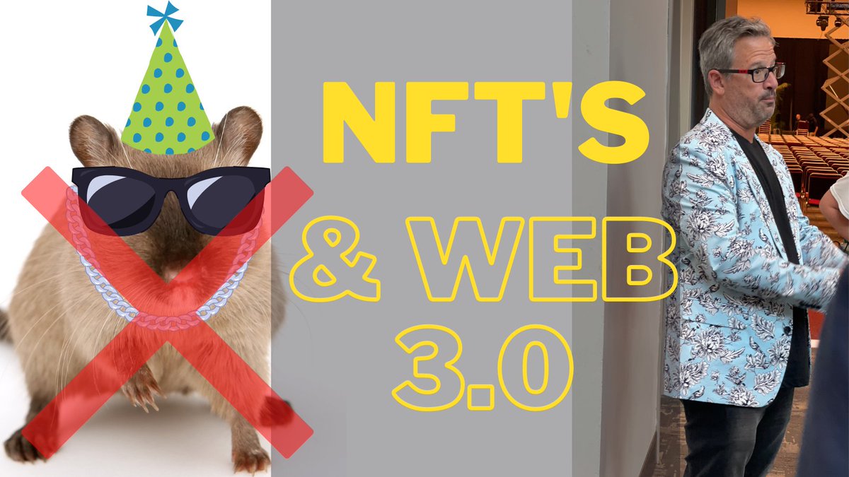 RedPandaHQ's tweet photo. @joelcomm put the future of "non-fun gerbil tokens" &amp; #web3.0 into perspective for those of us having trouble visualizing such things! 
Takeaway #1 from Joel: We ALL still have a chance to be #earlyadopters &amp; help mold what business looks like with these technologies
#NFT #SMMW22 https://t.co/bkN6qBeDpR