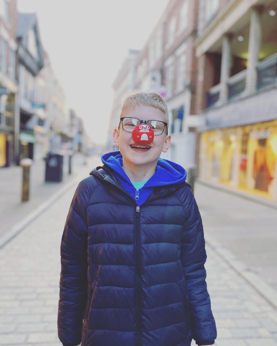 Barbara39896991's tweet photo. Ready for red nose day :-) @ChesterBlueCoat https://t.co/bQSqItLvIK
