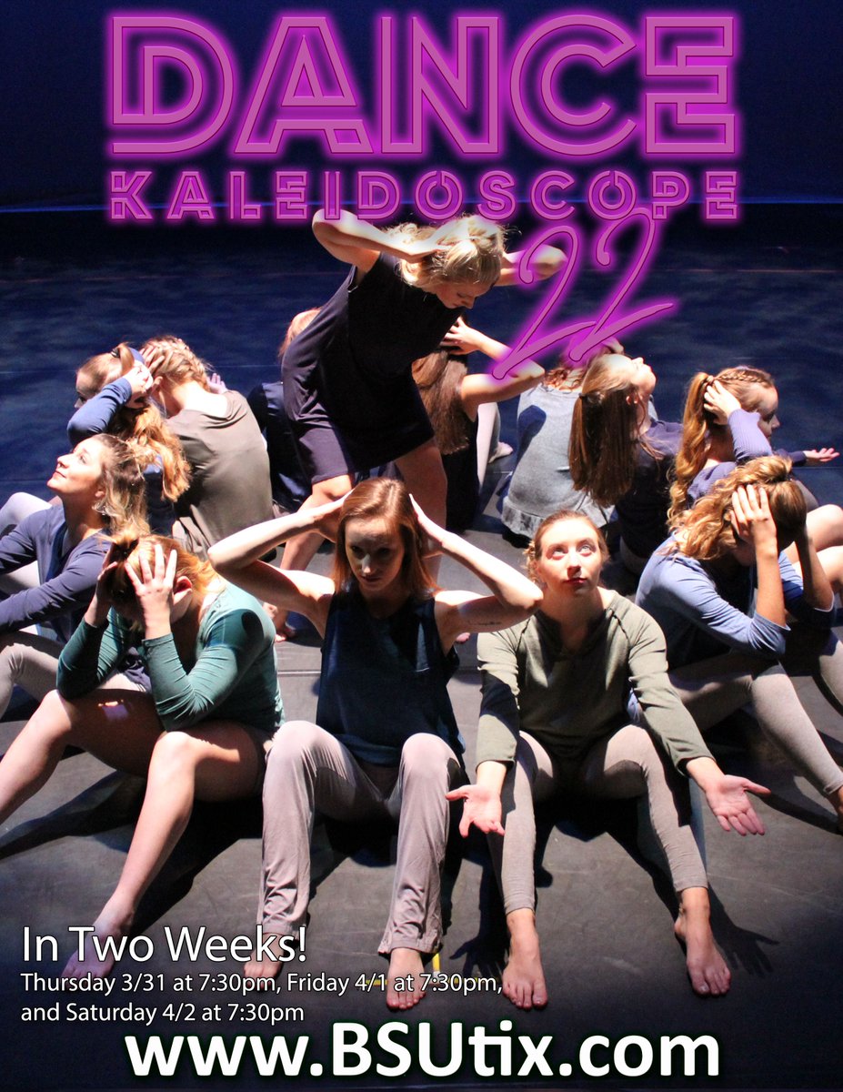Dance Kaleidoscope opens in under two weeks! Get your tickets to this electric celebration of art, life, and grace today! BSUtix.com