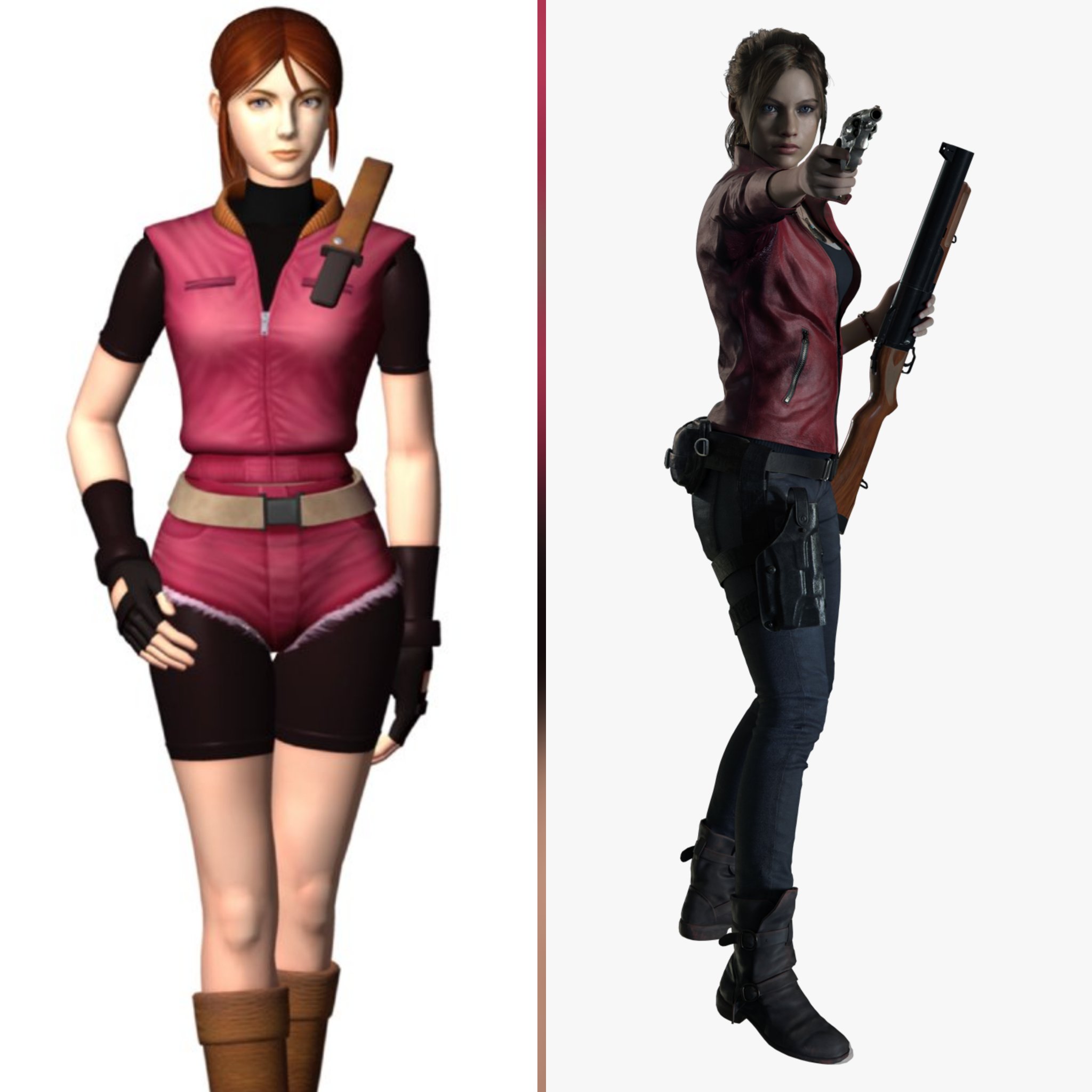 Jen 🏳️‍🌈 on X: Do you prefer Claire Redfield's classic outfit