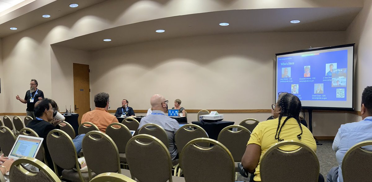 Day 2 #CUE22! Lots of great sessions including the Digital Equity Fireside Chat w/ <a href="/gbelleau/">Geoff Belleau</a>