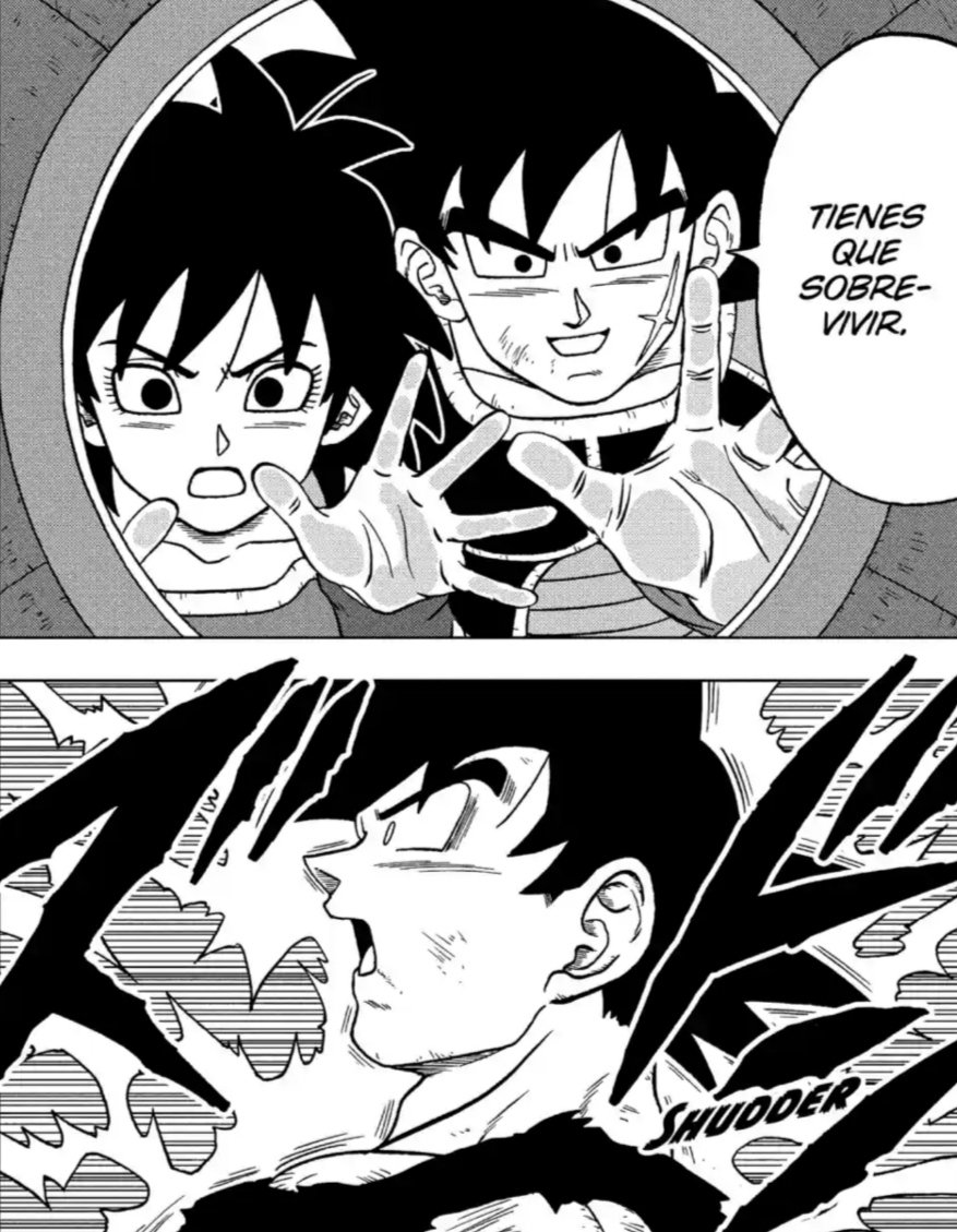 Sergiosuperz's tweet photo. Finamente el momento que todo fan de dragon ball a deseado , Goku recordó a sus padres 🥹 soy el único que se emocionó demasiado con estás viñetas? 🔥😍 #DragonBallSuper https://t.co/EYDMemt2jE