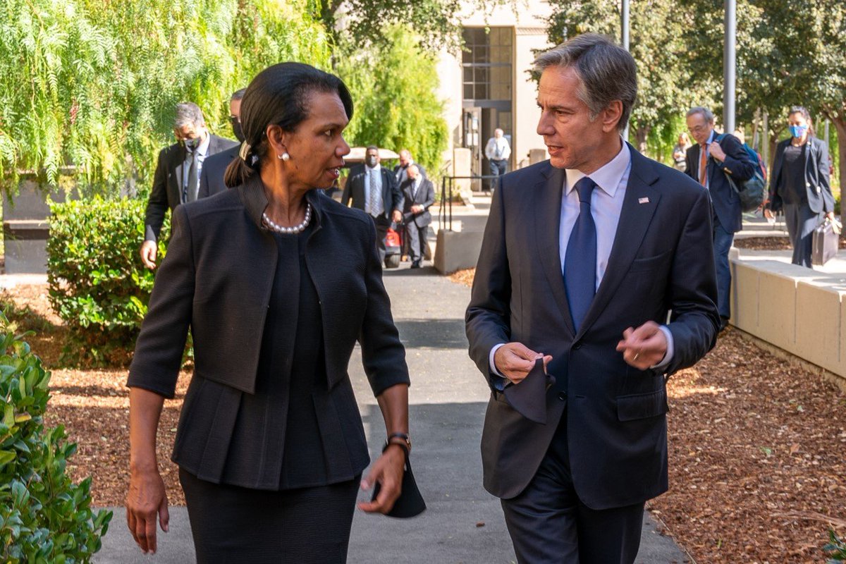 This #WomensHistoryMonth, I thank the women past and present who have joined us and blazed trails so we can have a workforce that represents America. And I especially want to thank <a href="/madeleine/">Madeleine Albright</a> and <a href="/CondoleezzaRice/">Condoleezza Rice</a> for your leadership and work to transform our diplomacy.