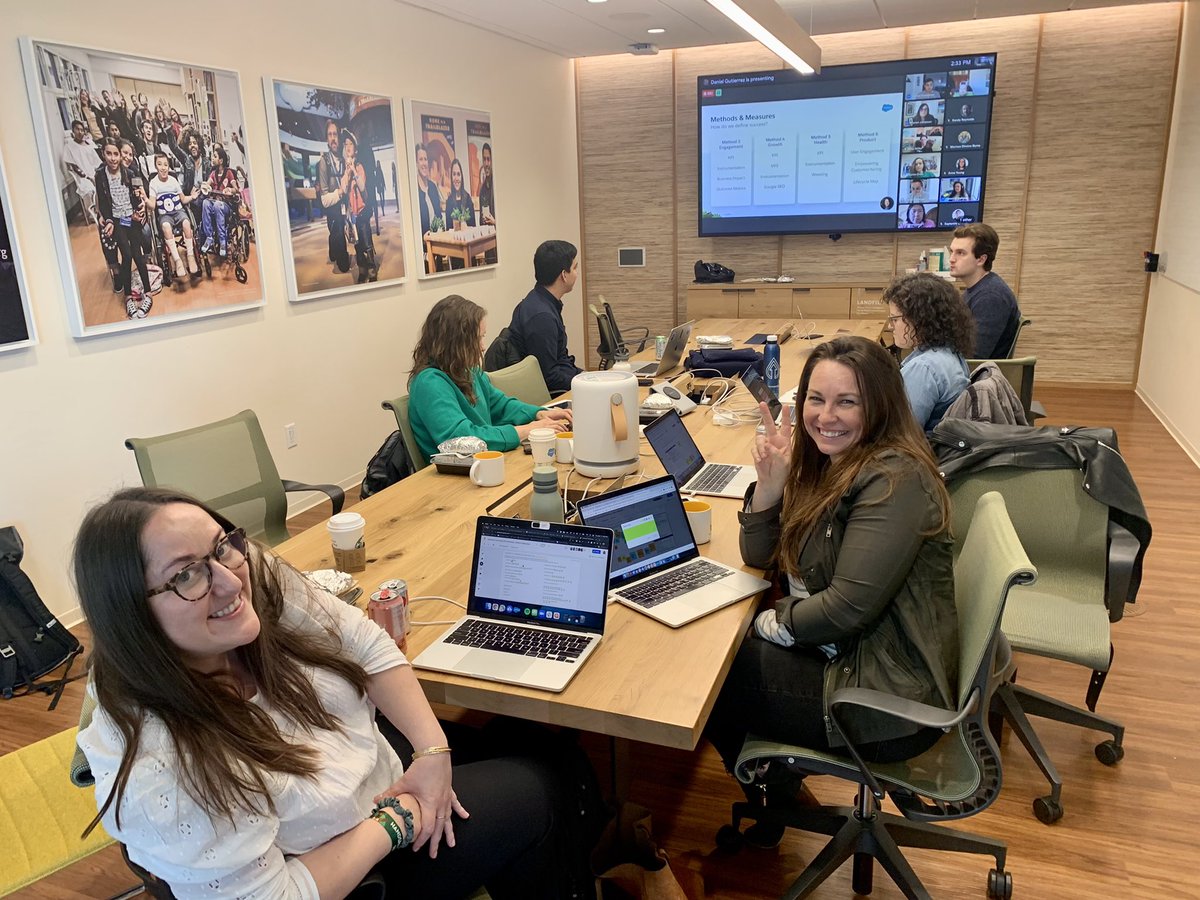 imalizzzard's tweet photo. Back at @salesforce HQ in SF this week!

Feels so good (but also so strange!) to be back with these humans IRL after 2 years💙 https://t.co/K6cgIDT66r