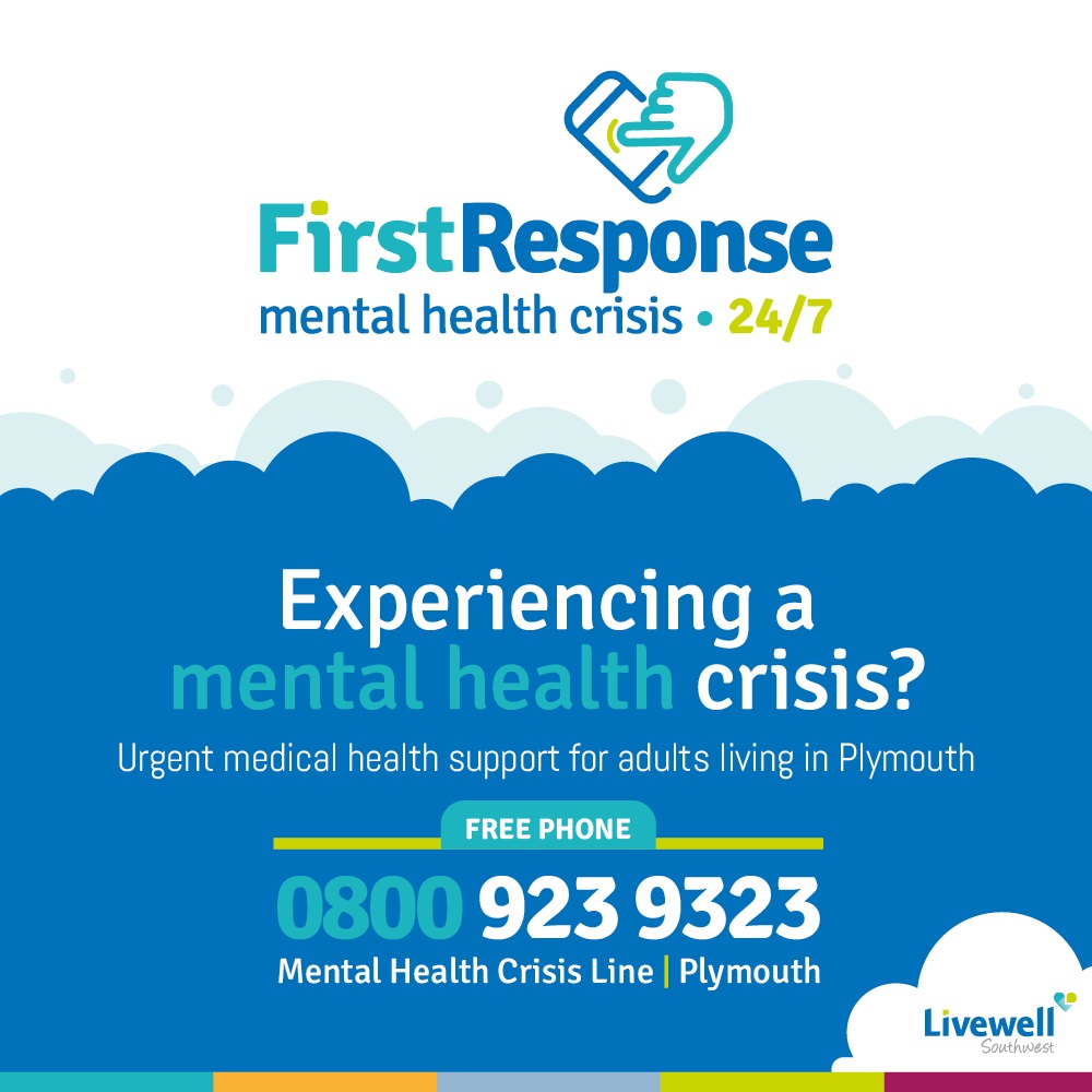 If you or someone close to you needs help, our teams are here to support you 💙

#mentalhealth #plymouth