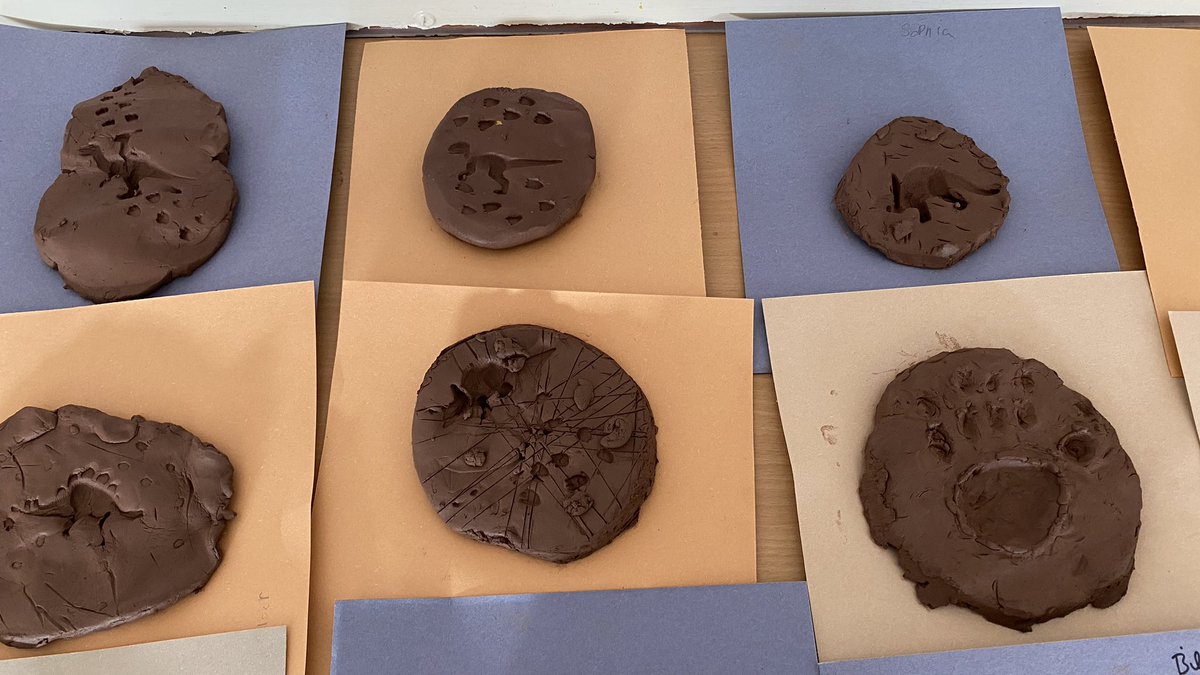 MissSandeman's tweet photo. @STEM_Edin @RHPSWholeSchool STEM fossil making Fridays 🦖🦕 a more creative task that p5 loved 😍 https://t.co/yEE7qLlsEH