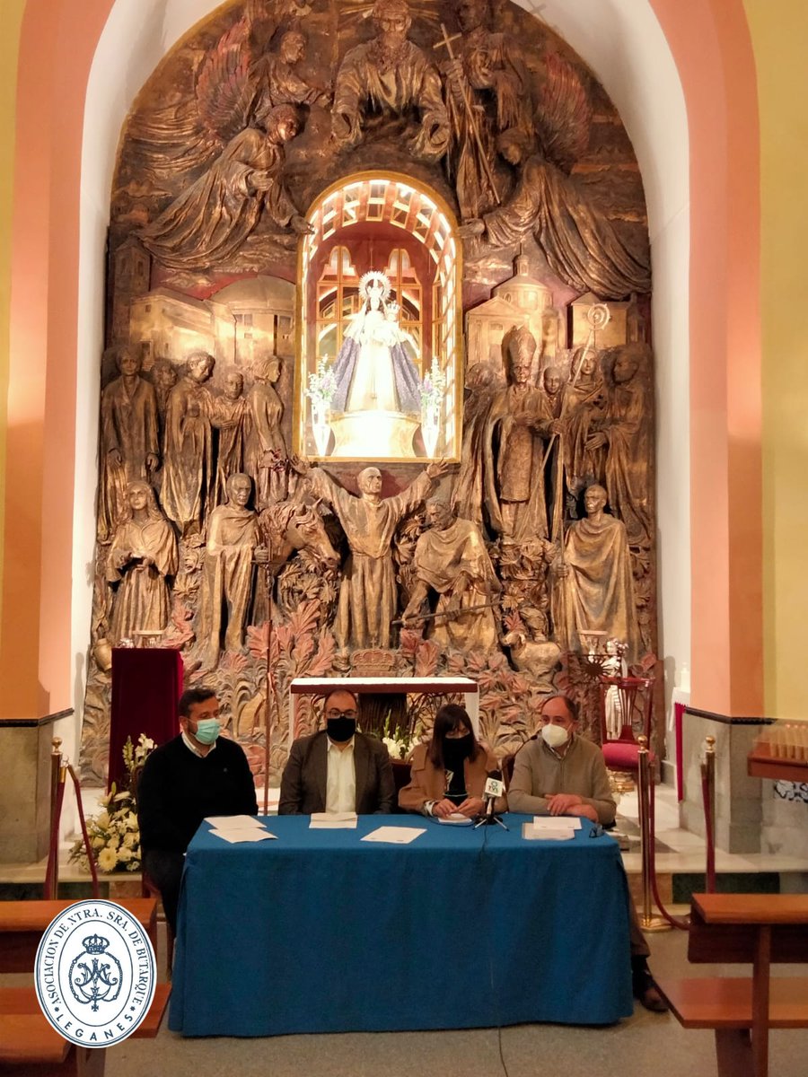 VirgenButarque's tweet photo. #ACTUALIDAD 📰 |
El martes pasado, se realizó una rueda de prensa del @AytoLeganes y la AC. Homenaje #Arencibia🗿 en la Ermita de la @VirgenButarque, para presentar un programa de actividades, con una de sus grandes obras de fondo.
#SembrandoDesdeElCielo🌱
#Sínodo👣 https://t.co/T7uoMWhaod