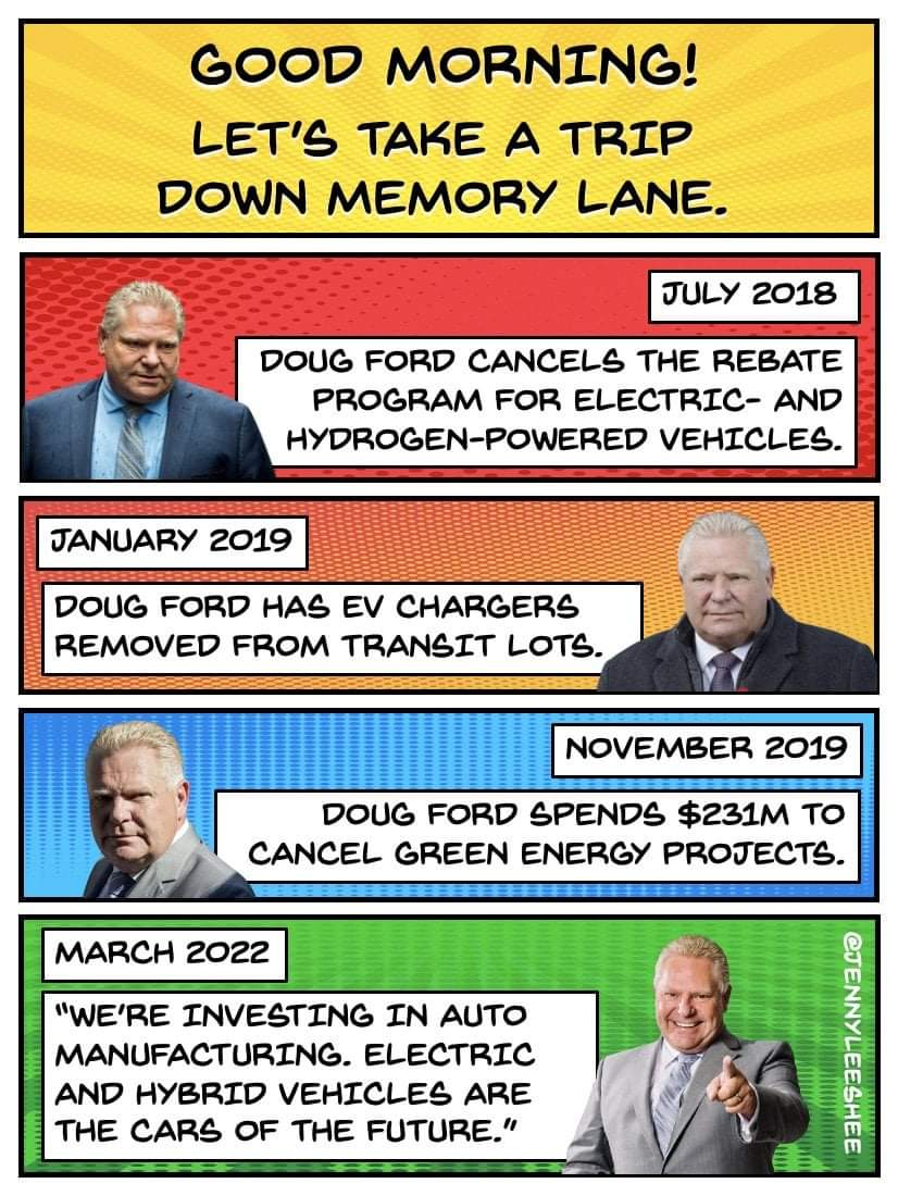 Anything <a href="/fordnation/">Doug Ford</a> does now, is only for votes in June. None of his very few election promises came to fruition. Vote for the candidate most likely to beat Ford in your riding. Education, Healthcare &amp; the Environment can't do this for 4 more years! #VoteThemAllOut2022
