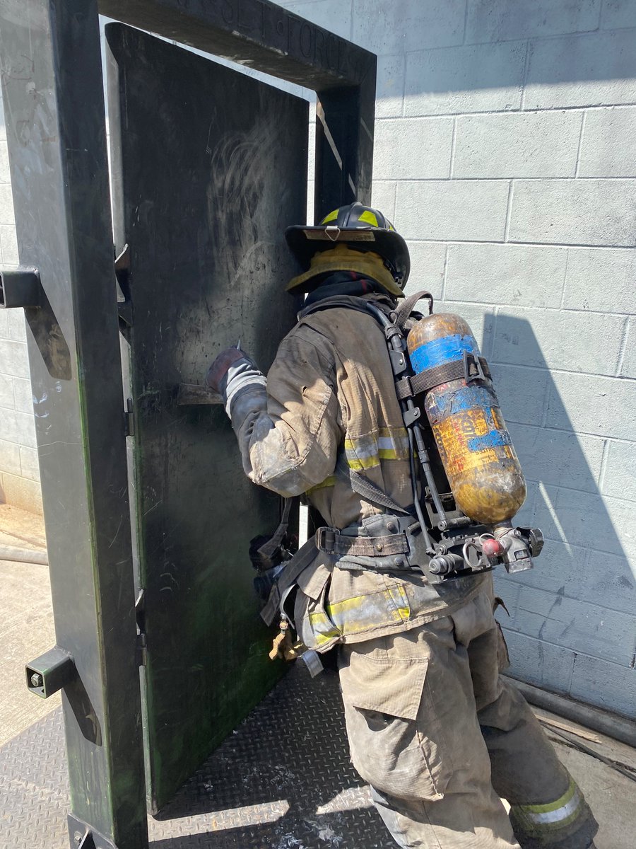 NC_OSFM's tweet photo. We're wrapping up a very difficult but very rewarding week at N.C. Breathing Equipment School. Along with our instructing partners at @Gaston_College, we're teaching safety and survival skills to over 50 #firefighters from across the state! #NCFireService #FirePrevention https://t.co/k2DgCfB7C3