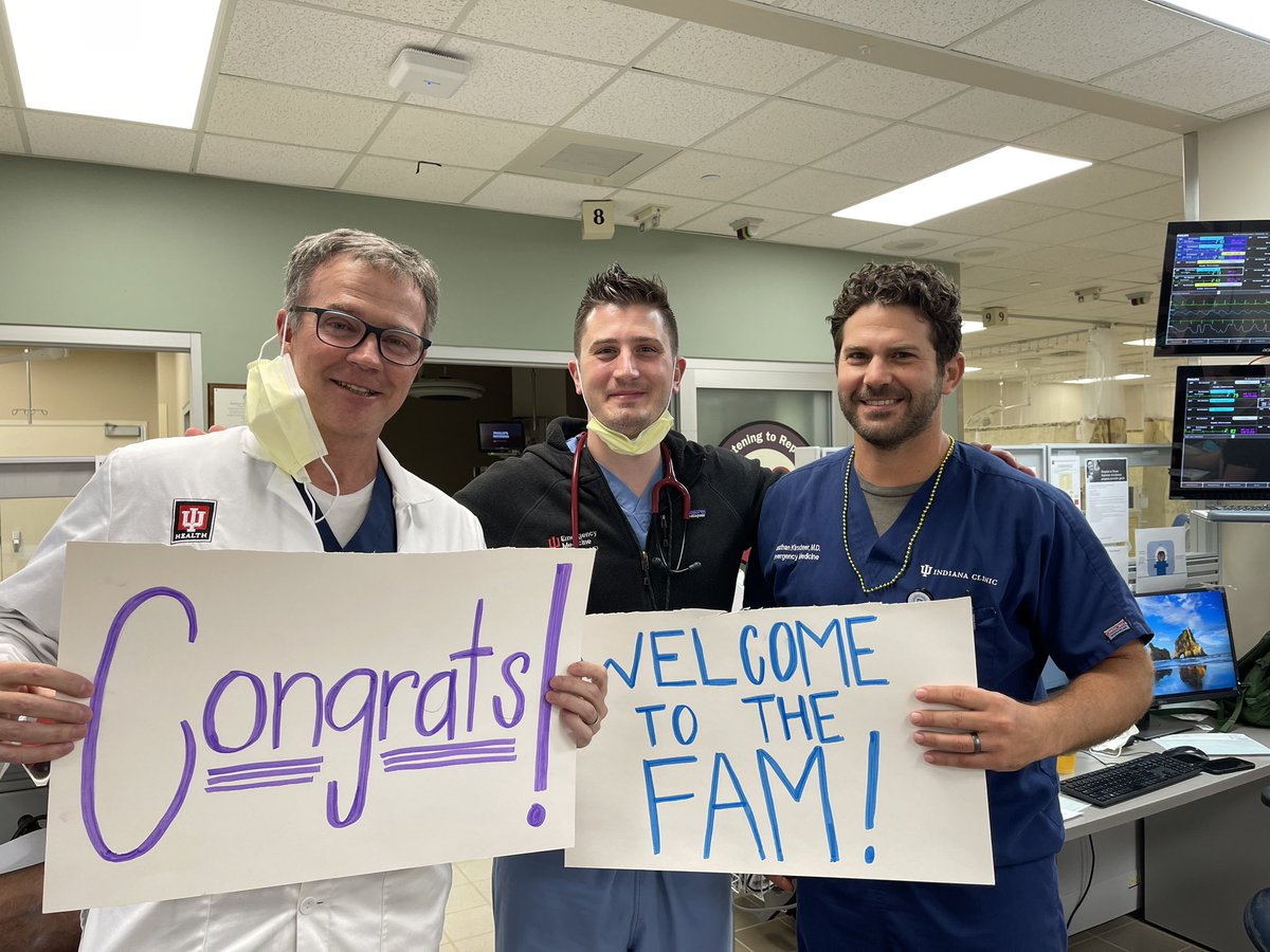 Our current residents just got our Match list and have a message for our new IUEM Class of 2025 and EM/Peds Class of 2027 — WELCOME!!!